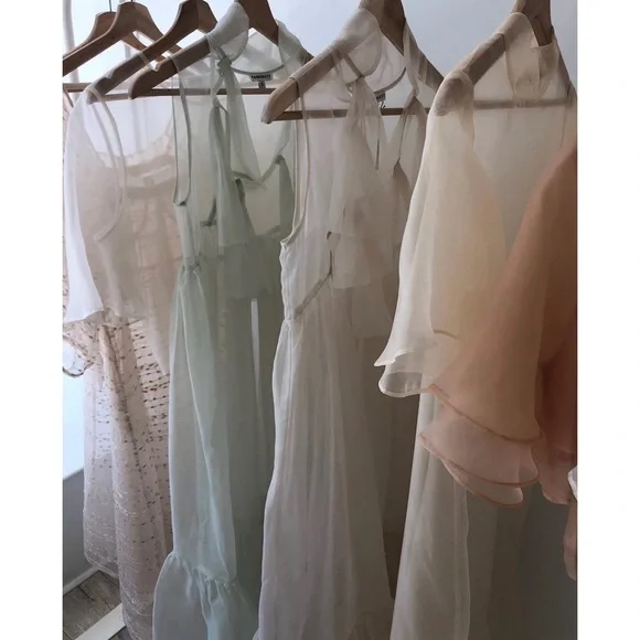 Kamperett Mae dress in mint organza - Picture 11 of 14